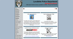 Desktop Screenshot of lavallettepd.org